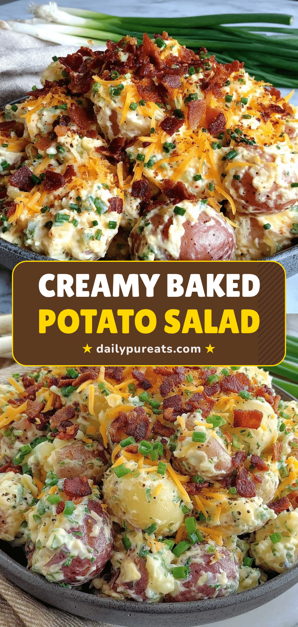 creamy baked potato salad recipe