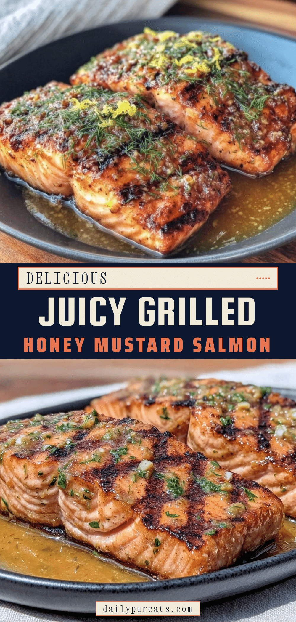grilled honey mustard salmon recipe